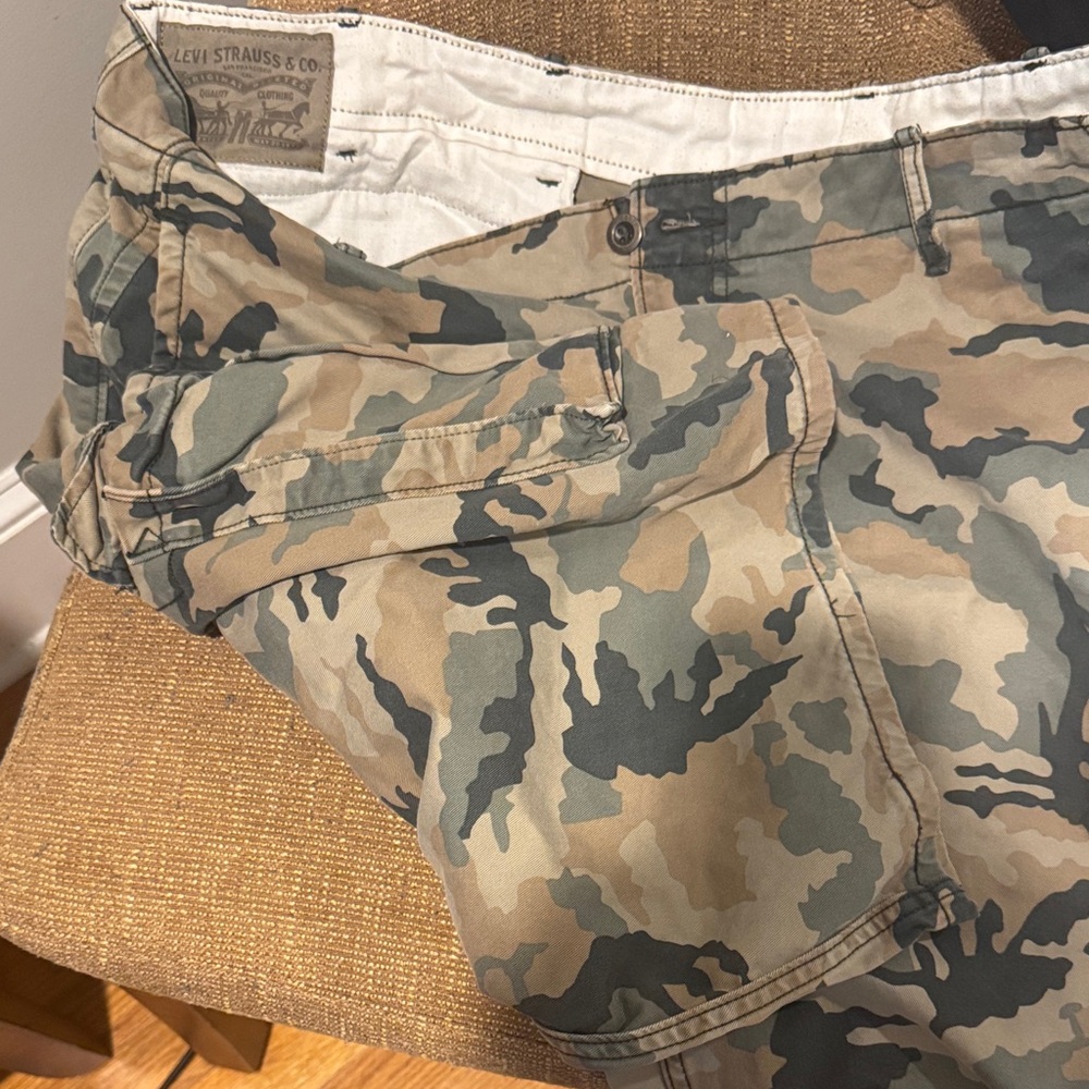 Levi's Camouflage Cargo Shorts